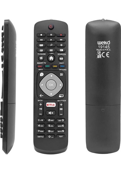 Philips Uyumlu Rm-l239b Smart Tuşlu Netflix Lcd-led Tv Kumanda