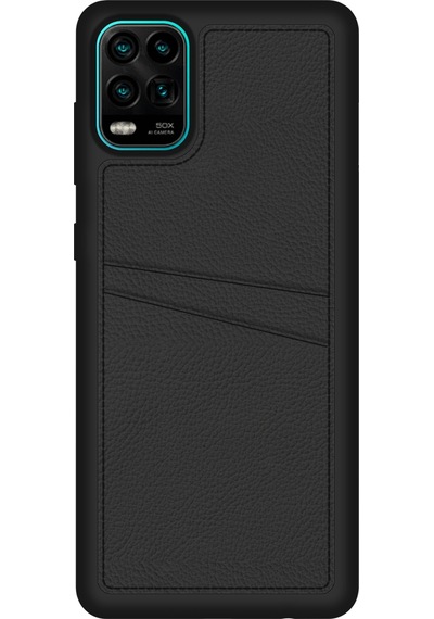 FitCase Xiaomi Mi 10 Lite Kılıf Proda Deri Çift Kartlık Cepli Kapak