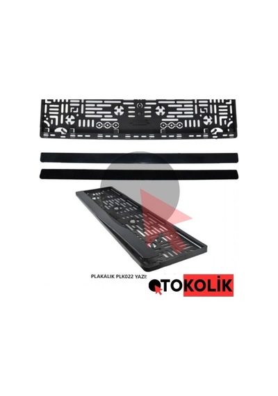 Plakalık Sade Araç Plaka Çerçevesi 1 Adet Onkar Otk-24537