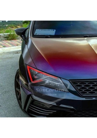 ŞüsCarOto Seat Leon MK3 MK3.5 2012-2020 Batman Yarasa Ayna Kapağı Piano Black ABS Plastik (00)