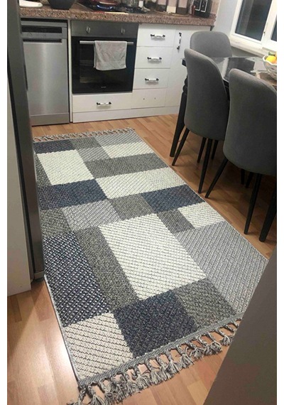 Mistral 1403 Mavi - Salon, Koridor Yolluk , Mutfak, Antre, Yatak Ve Oturma Odası Halısı Mavi 1