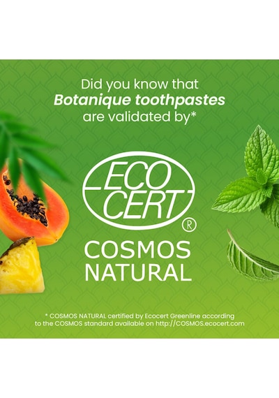 Botanique Beyazlatıcı Komple Bakım Organik Diş Macunu 75ml 2'li Paket Ecocert Cosmos Sertifikalı