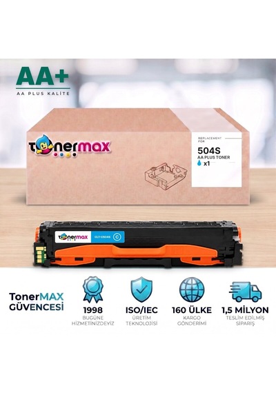 Samsung Clt-c504s Mavi Uyumlu Toner Aa Plus / Clp-415 / Clx-4195 / Xpress C1810 / C1860