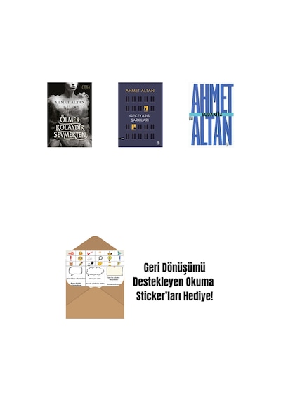 Ölmek Kolaydır Sevmekten + Geceyarısı Şarkıları + Sudaki İz Cep Boy + Okuma Sticker'ları
