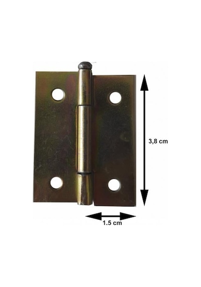 Yaprak Menteşe 1,5 Cm Çok Renkli