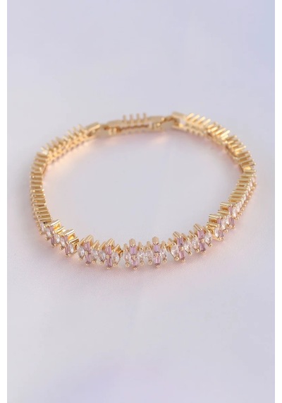 Vip Seri Pirinç Pembe Zirkon Taşlı Gold Renk Baget Model Bileklik Eb-53-vice/ 1395 2785 Çok Renkli 90971874 Vip Seri Pirinç Pembe Zirkon Taşlı Gold Renk Baget Model Bileklik Eb-53-vice/ 1395 2785 Çok Renkli 90971874
