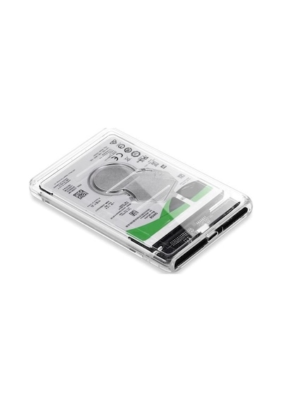 Type-C USB 3.1 2.5" Sata Şeffaf Hard Disk Kutusu