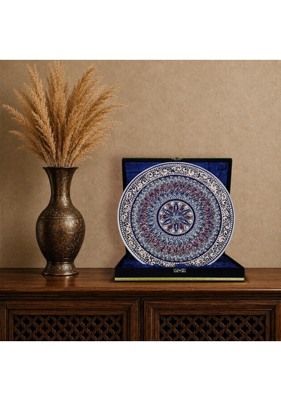 E38 El İşçiliği Çini Tabak 30 Cm - 6653