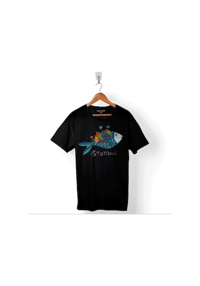 İstanbul Galata Konstantinopolis Osmanlı Baskılı Tişört Unisex T-shirt 001
