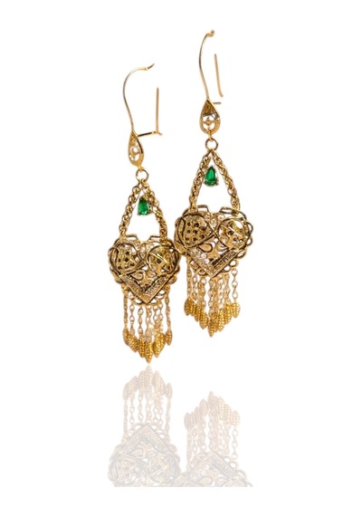 Altın Hint Model Küpe 57990189