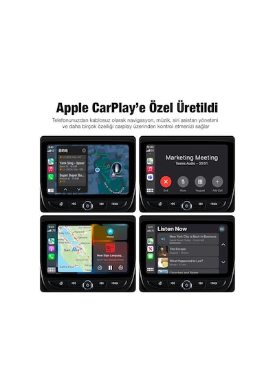 Polham Araç İçi İphone Cihazlar İçin Kablosuz App CAR PLAY Adap