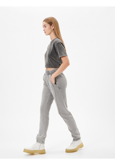 Koton Jogger Eşofman Altı Soluk Efektli Yüksek Bel Cepli Rahat Kalıp Pamuklu Gri Desenli 4wal40087ık 4WAL40087IK0D4 Gri Koton Jogger Eşofman Altı Soluk Efektli Yüksek Bel Cepli Rahat Kalıp Pamuklu Gri Desenli 4wal40087ık 4WAL40087IK0D4 Gri