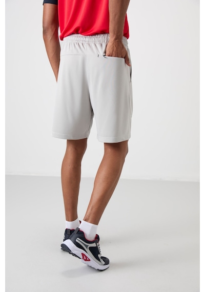 Tommy Life Taş Polyester Kalın Yumuşak Comfort Fit Erkek Şort - 81272 Taş
