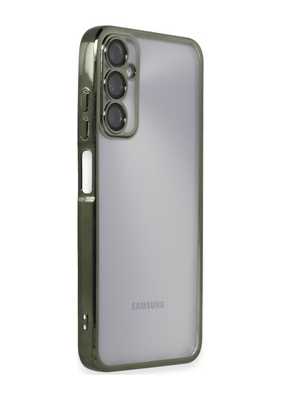 Galaxy A05s Kılıf Razer Lensli Silikon - Yeşil