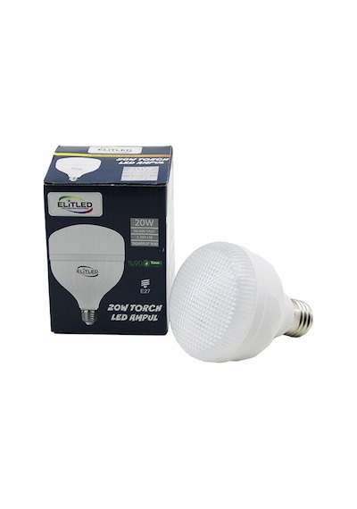 Elitled El-08-y2 20w Torch Led Bulb Ampul Beyaz - 6400k E27 2200 Lümen 20.000 Saat Ömür 4887 1