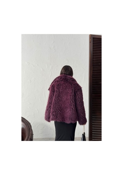 Verymoda Peluş Kaban F2040 Mürdüm