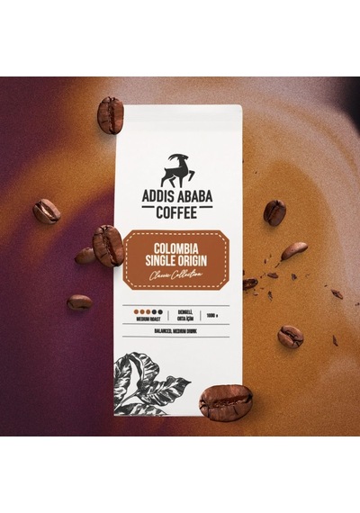 Kolombiya Single Origin Kahve 1000 Gr. Kavrulmuş Çekirdek Diğer