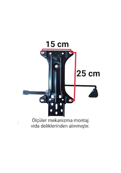 Turaofis Çift Kollu Kuyruklu Uzun Multitilt Mekanizma