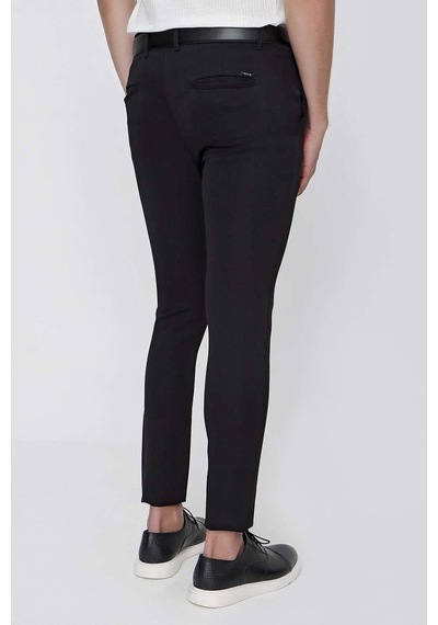 Efor P 1099 Slim Fit Siyah Spor Pantolon Siyah