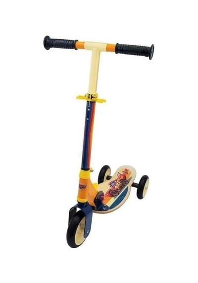 Smoby, 750119, Ahşap Ve Metal Tasarımlı 3 Tekerlekli Scooter, Retro Tasarım, 20 Kg Taşıyabilme, Göz Alıcı Renkler, Ayarlanabilir Gidon - Teşhir