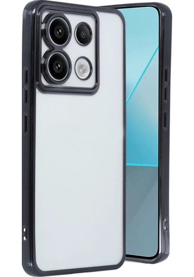 Newface Xiaomi Redmi Note 13 Pro 5g Kılıf Razer Lensli Silikon - Siyah