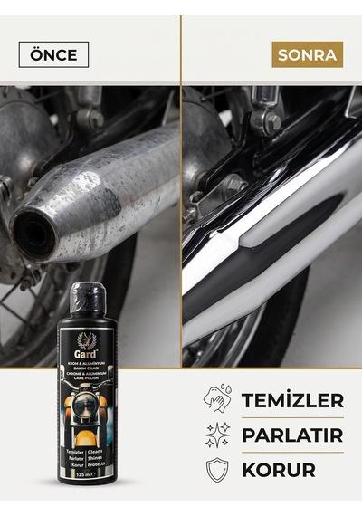 Motorsiklet Krom Ve Alüminyum Bakım Cilası 125 Ml