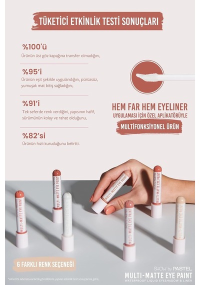 Multi-matte Eye Paint Waterproof Eyeshadow&liner, 83 Stylish Diğer