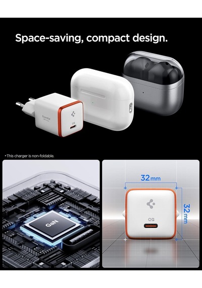 Lexroo 30w Usb-c Ultra Mini Hızlı Şarj Aleti Pps Super Hızlı Şarj Gan Pro Isı Düşürücü - Ach08449