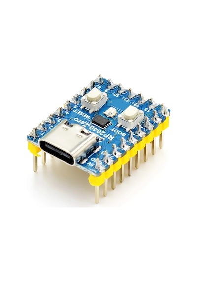 Raspberry Pi Zero Rp2040 Dual Core 133mhz 2mb Modül Arm Cortex-m0+ 264kb Type C Mini Bilgisayar