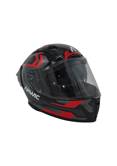 Arwic Fullface Motosiklet Kaskı Ar953 Draco Güneş Vizörlü Ece-r 22.06 Siyah-kırmızı
