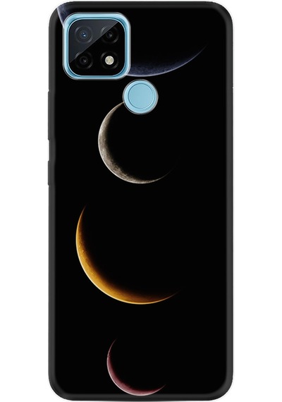 Realme C11 2021 Kılıf Resimli Desenli Silikon Platinium Series Gezegenler 1901