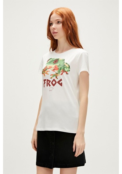 Bad Bear 23.03.07.005-C04 Frog Kadın T-Shirt 001