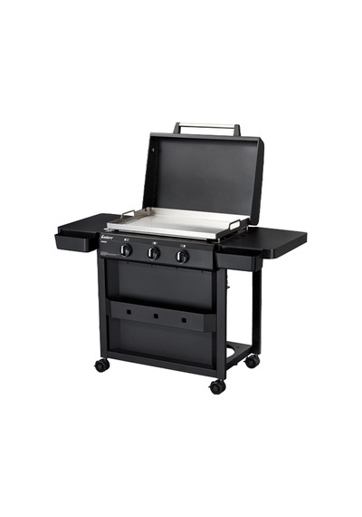 Amaro 3 Gazlı Plancha 9,6 Kw Siyah