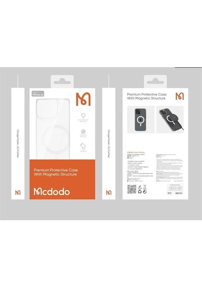 Mcdodo Apple Uyumlu iPhone 14 Plus Uyumlu Seffaf Magsafe Kilif Pc-3091 558403044