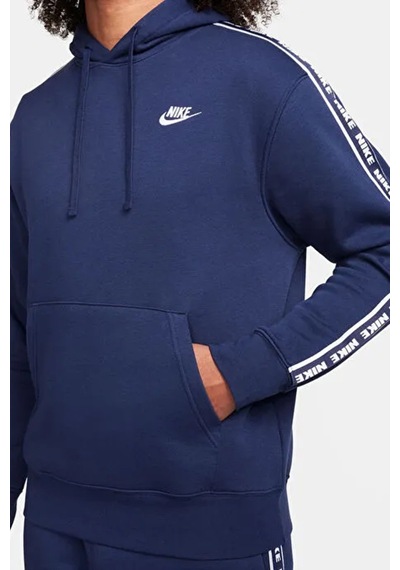 Nike Club Fleece Hoodie Track Suit Kapişonlu Pamuklu Erkek Eşofman Takımı Lacivert