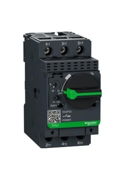 Schbeider Electric Gv2p32 Tesys Gv2 - Devre Kesici - Termal Manyet - 24 32 A - Vida Kelepçesi Terminalleri