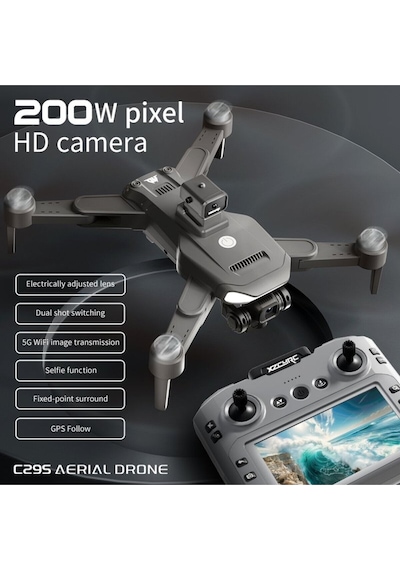 C29s Gps Drone Katlanabilir Hd Kamerali Profesyonel
