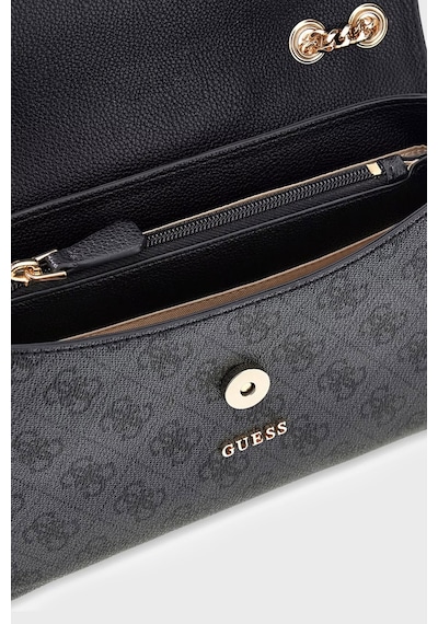 Guess Lindsey Logolu Zincir Askılı Çanta Hwsg9749210 Bayan Çanta Hwsg97 49210 Clo Antrasit