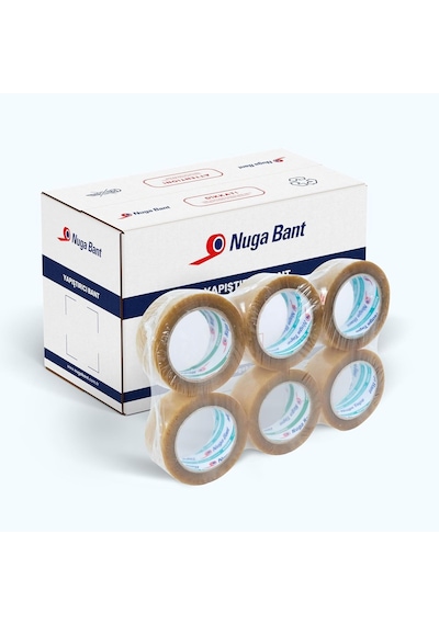 Nuga 45 Mm X 100 Mt Solvent Akrilik Koli Bandı 24 Adet