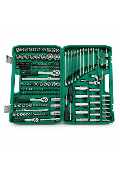 216pcs Lokma Seti Lokma - Soket - Bits Adaptör - 3ad.cırcır Kolu Plastik Çantalı