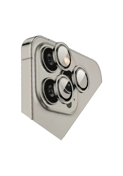 Newface Apple İphone 15 Pro Max Bilvis Titan Kamera Lens - Titan Gri