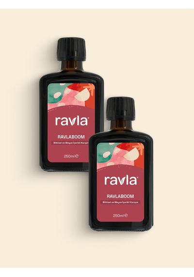 2'li Ürün - Ravlaboom Bitkisel Ve Meyve İçerikli Karışım 250ml