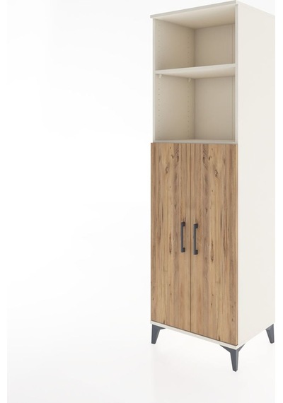Hyperion Dolap 4 Raflı 2 Kapaklı 60x44x195 Aytaşı-çam Aytaşı