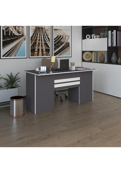 Kenzlife Ofis Masası Pat Morita Gri 75 170 60 Raflı Dolap Çiftli Şeritli Bilgisayar Çalışma Masası Beyaz Kenzlife Ofis Masası Pat Morita Gri 75 170 60 Raflı Dolap Çiftli Şeritli Bilgisayar Çalışma Masası Beyaz