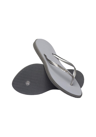 Havaianas Slim Point Steel Grey Kadın Terlik-4794 Gümüş