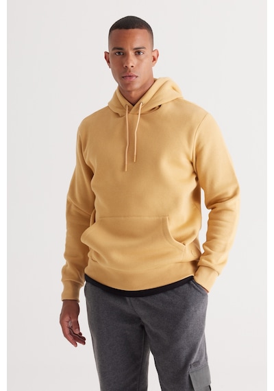 AC&Co / Altınyıldız Classics Erkek Hardal Standart Fit Normal Kesim Kapüşonlu Kanguru Cepli Pamuklu Sweatshirt Hardal AC&Co / Altınyıldız Classics Erkek Hardal Standart Fit Normal Kesim Kapüşonlu Kanguru Cepli Pamuklu Sweatshirt Hardal