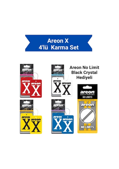Areon X 4'lü Süper Karma Set