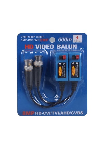 Pm-3893 8mp Max 600 Metre Hd-tvı/cvı/ahd/cvbs Hd Video Balun