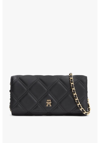 Tommy Hilfiger Th Femınıne Wallet On Chaın Kadın Siyah Cüzdan - Aw0aw18795