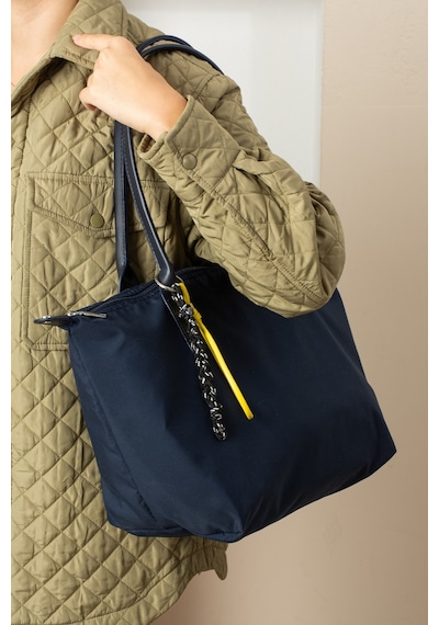 Orijinal Geniş Hacimli Su Geçirmez Paraşüt Kumaş Shopper Trend Ve Şık Büyük Boy Omuz Ve Kol Çantası Lacivert